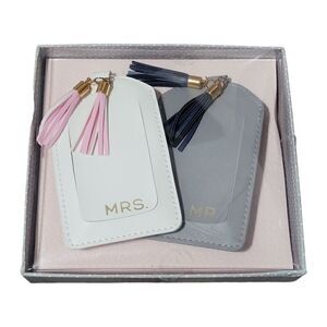 Mr. & Mrs. Luggage tag set